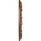 Ekena Millwork Ribbon with Bow Medallion (Canopies up to 7 1/2"), 12 1/4"OD x 7 1/2"ID x 7/8"P, Polished Copper CM12RIPOS - alternate 4